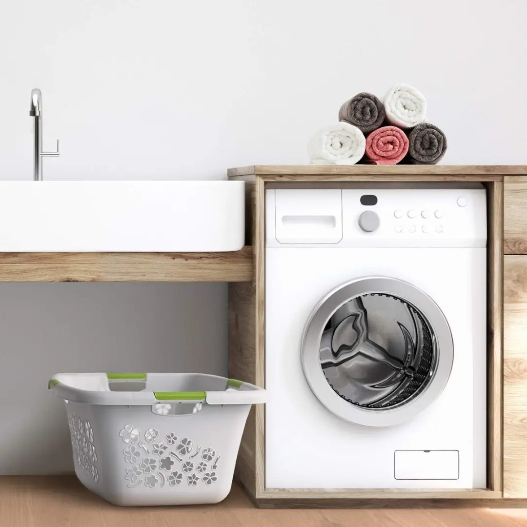 Rotho 17567 PP Wasmand 50L - Grijs - afbeelding 6 van 6