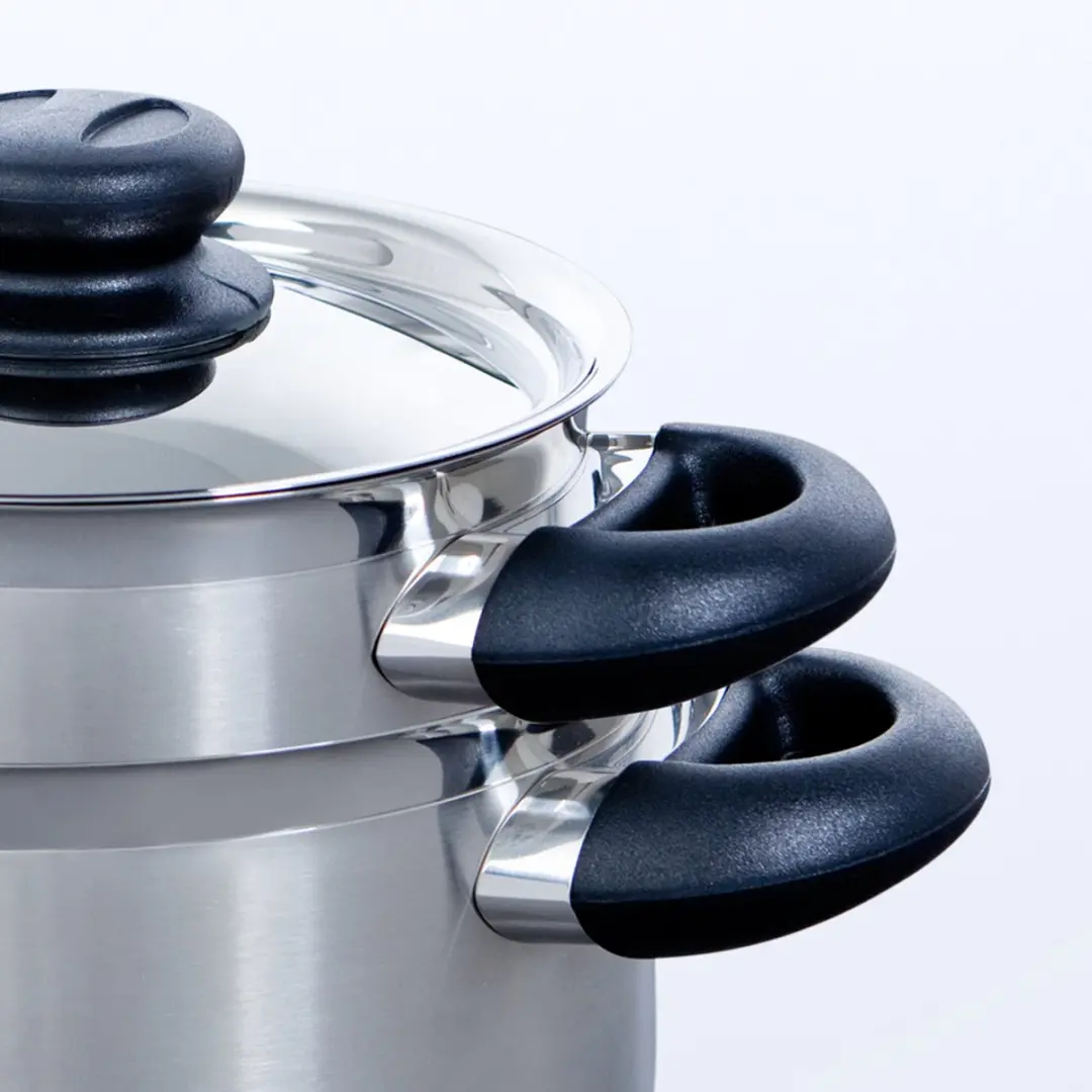 BK Karaat+ Kookpan 24cm - 6.2L - Inductie/RVS - Zilver - afbeelding 6 van 6