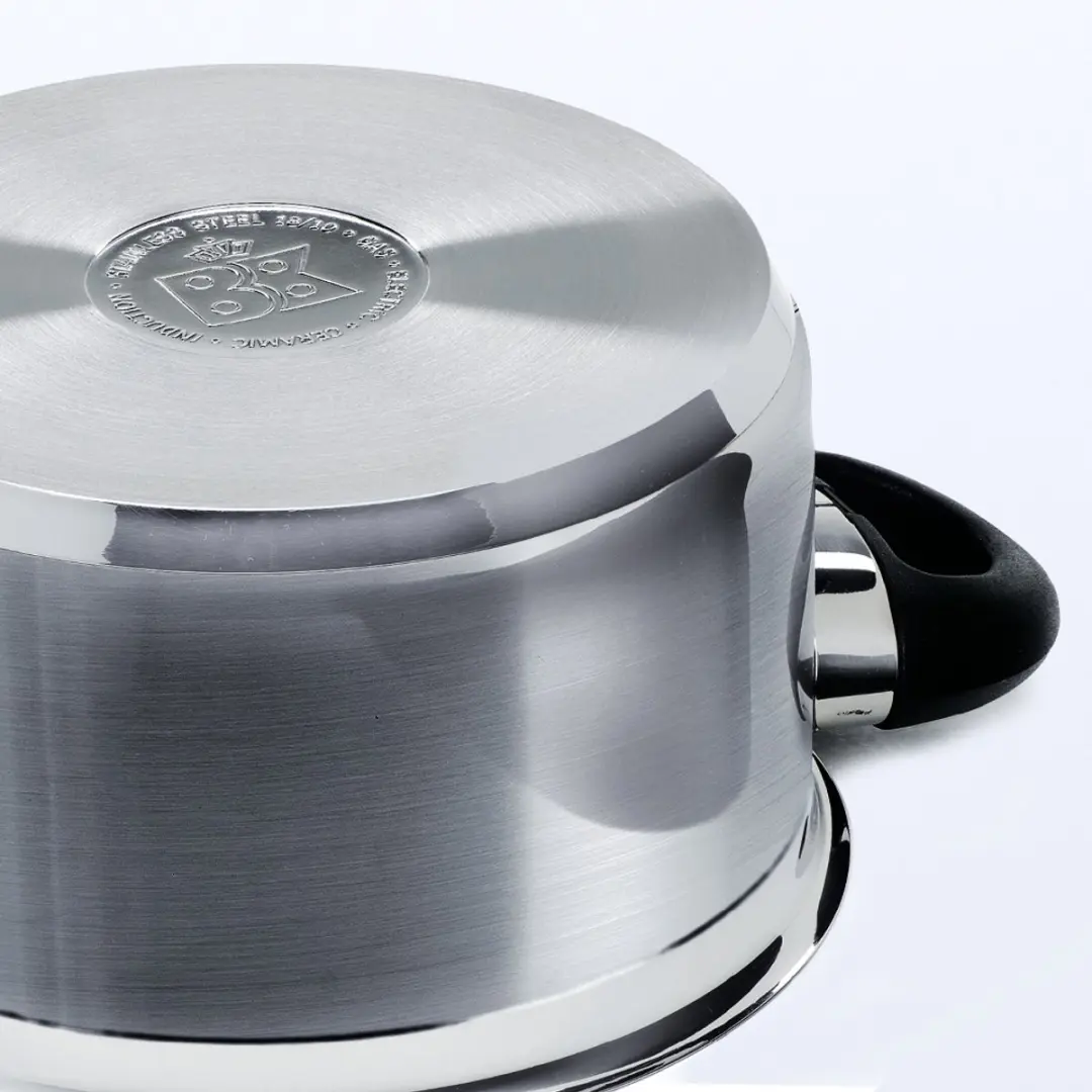 BK Karaat+ Kookpan 24cm - 6.2L - Inductie/RVS - Zilver