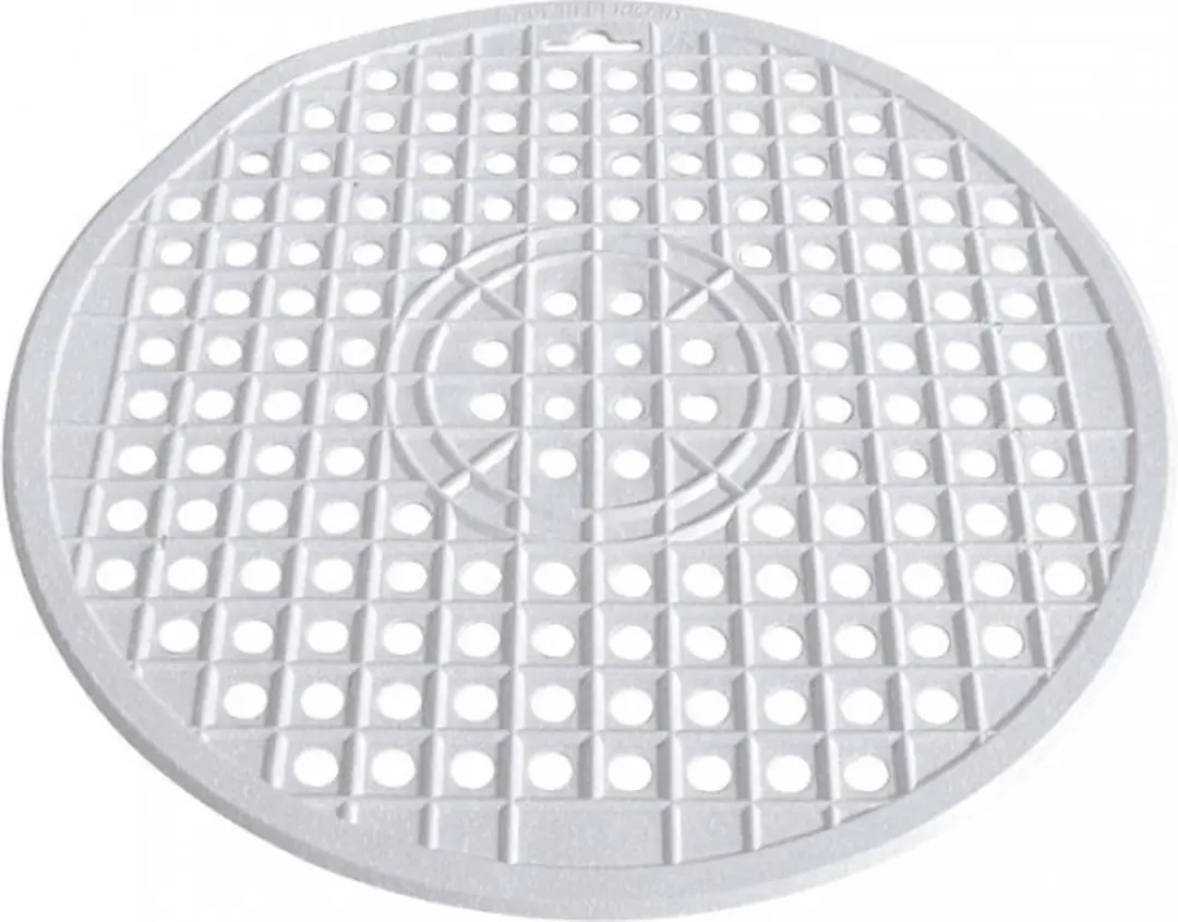 Metaltex Gootsteenmat Rond 32cm - PVC - Wit