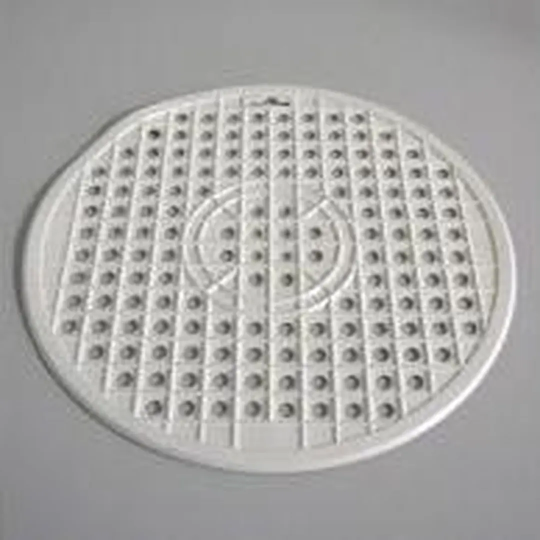 Metaltex Gootsteenmat Rond 32cm - PVC - Wit