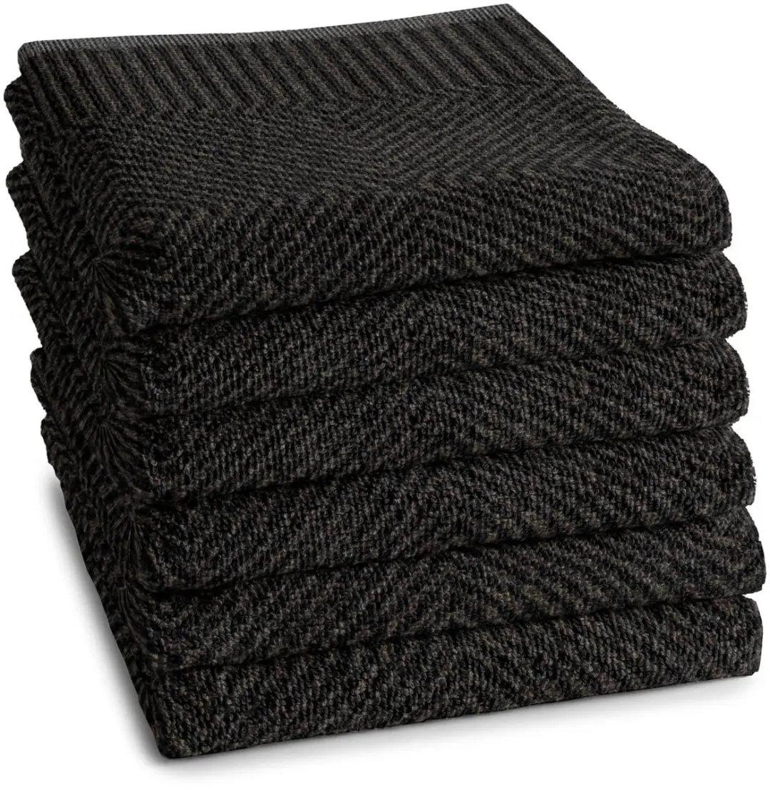 DDDDD Cisis Keukendoek - 6 Stuks 50x65cm - Grijs