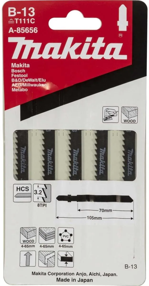 Makita Decoupeerzaagblad B13 Hout/Kunststof
