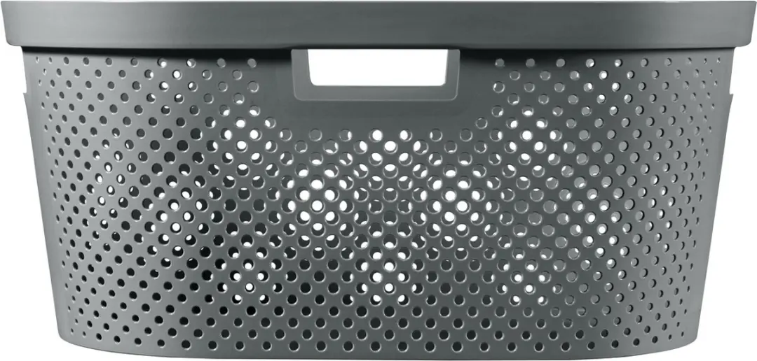 Curver Infinity Recycled Wasmand 40L - 2 Stuks - Antraciet - afbeelding 6 van 6