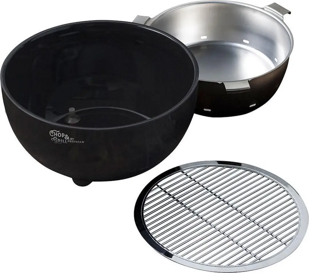 GreenPan Chop & Grill Tafelbarbecue 28cm - 4 Hamburgers