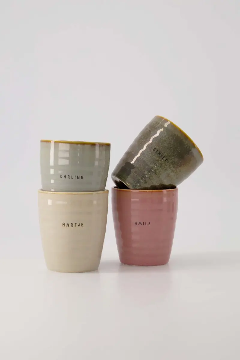 Zusss Koffiemok Darling - Blauw