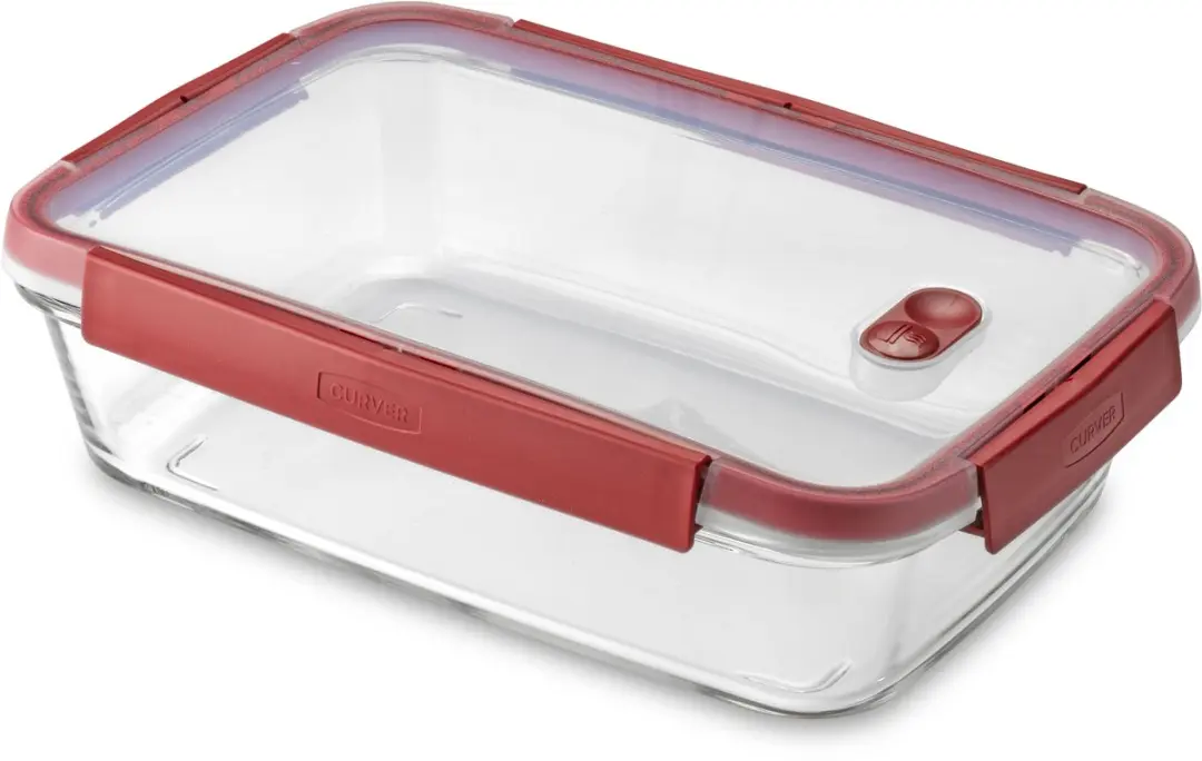 Curver Smart Cook Ovenschaal 2x2,3L - Rood/Transparant