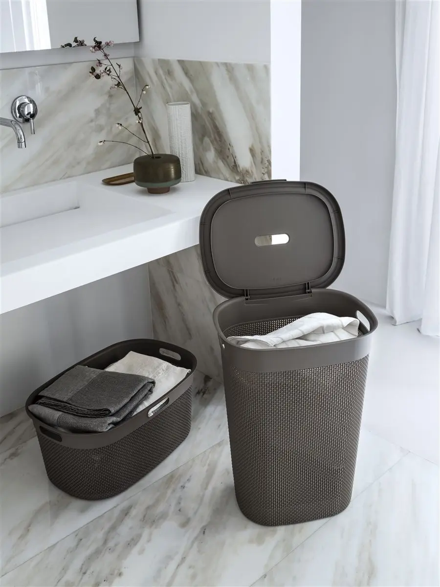 Curver Filo Wasbox 55L - 2 Vakken - Cappuccino