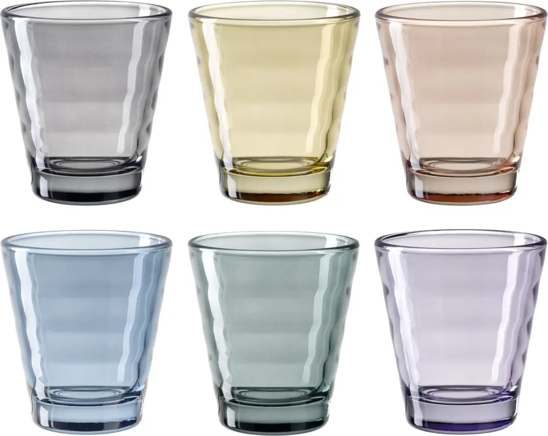 Leonardo VERSO Sapglazen 210ml - Assorti Set van 6