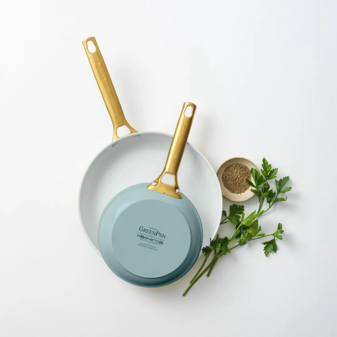 GreenPan Padova CC008478-001 Koekenpannenset 2-delig - 20/26cm - Blauw - afbeelding 6 van 6