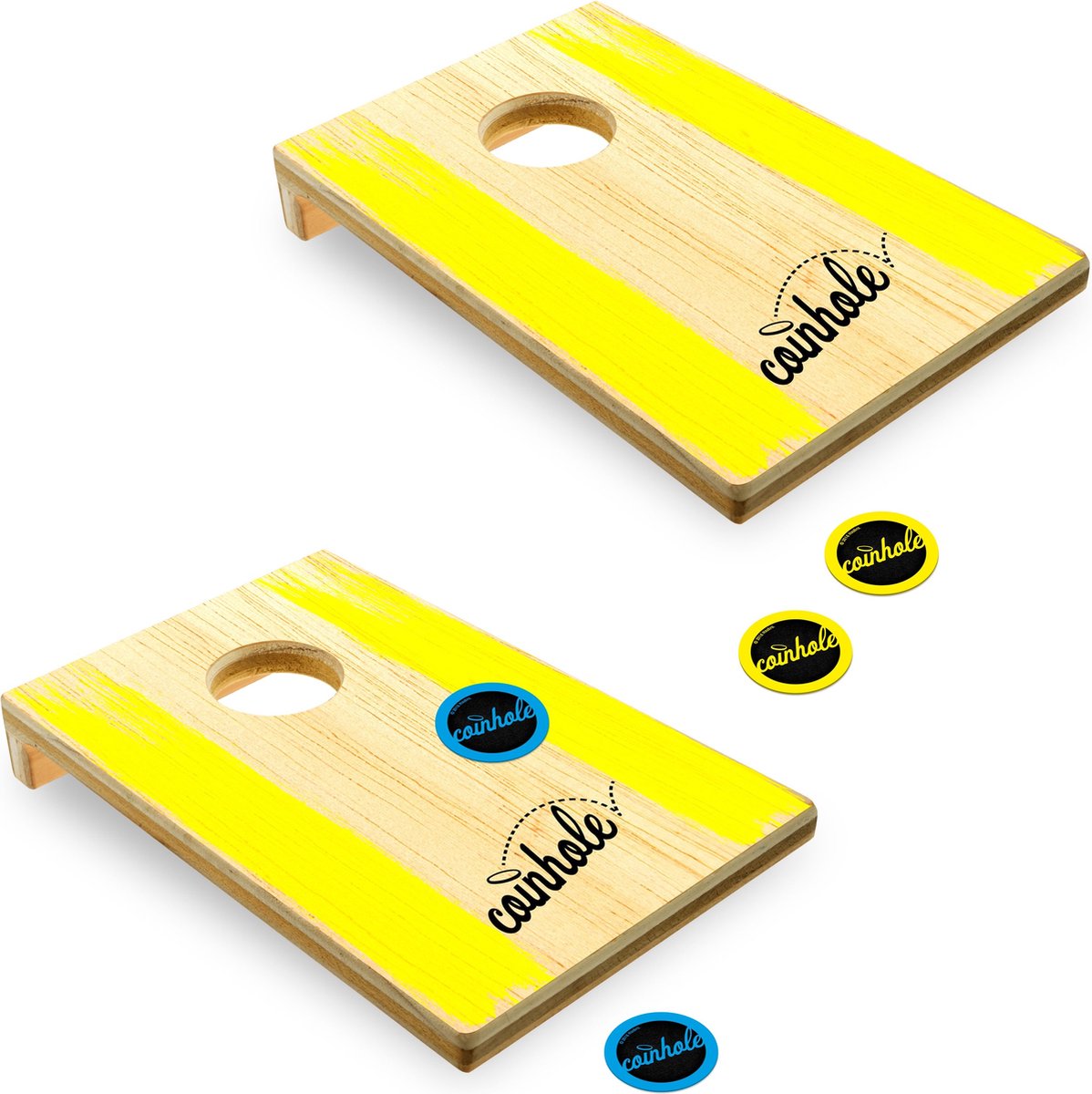 Hasbro Coinhole - Munten stuiter partyspel voor op tafel