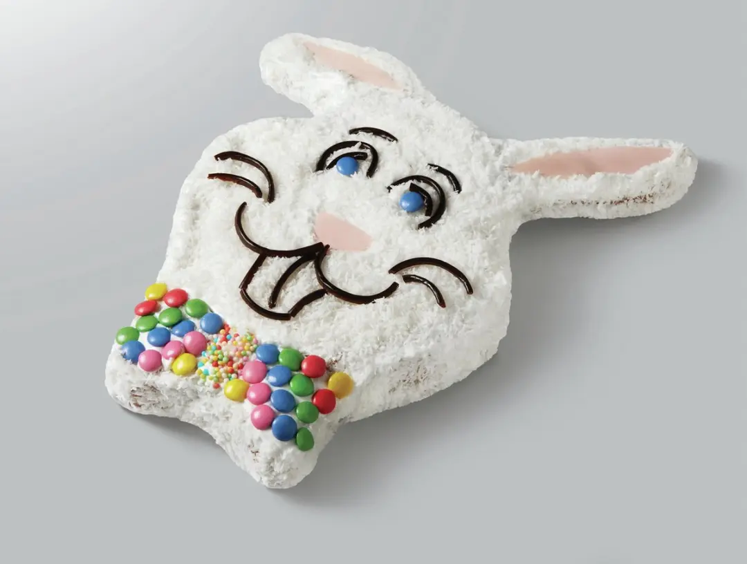 Metaltex Paashaas Bakvorm - 33x27cm - Zwart