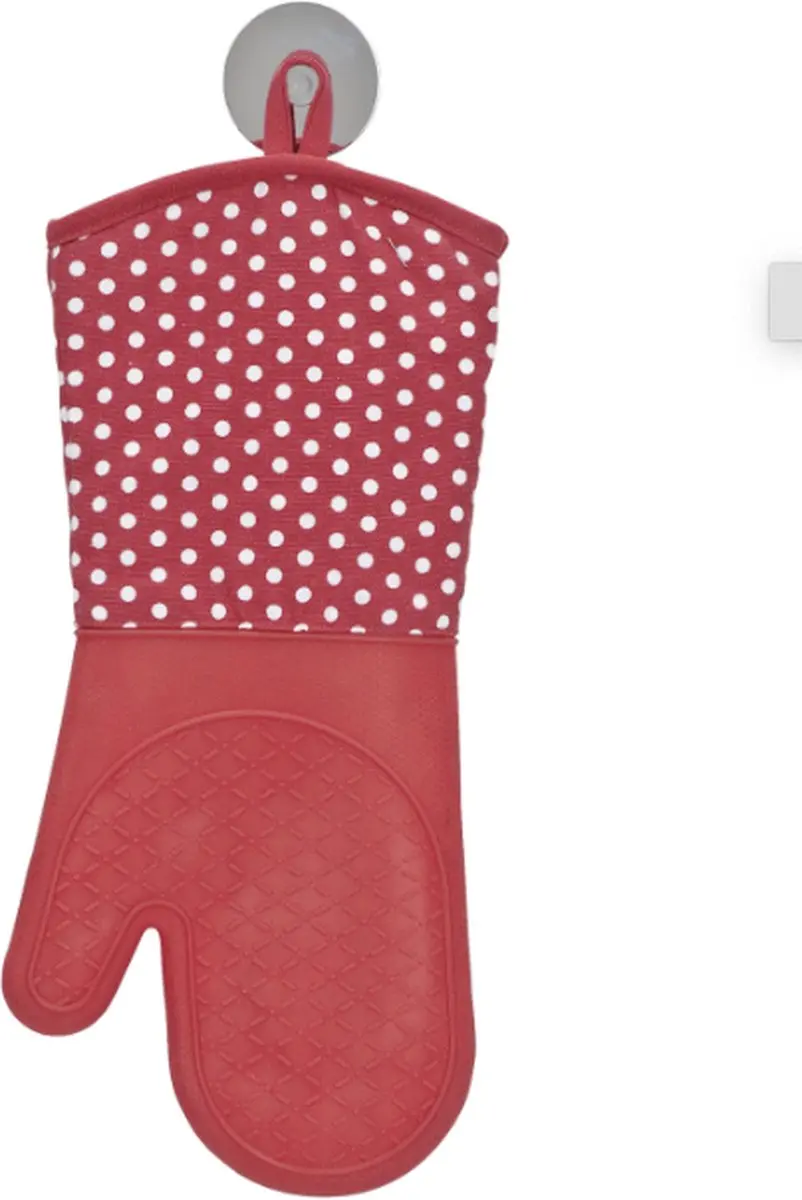 Wenko Ovenwanten Rood - 2 Stuks