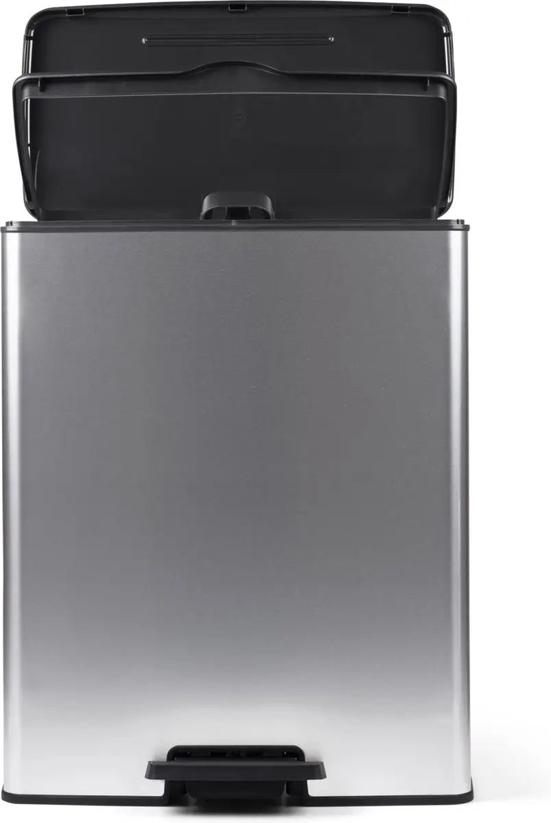 Curver Decobin Prullenbak 65L - Zilver Metallic - afbeelding 6 van 6