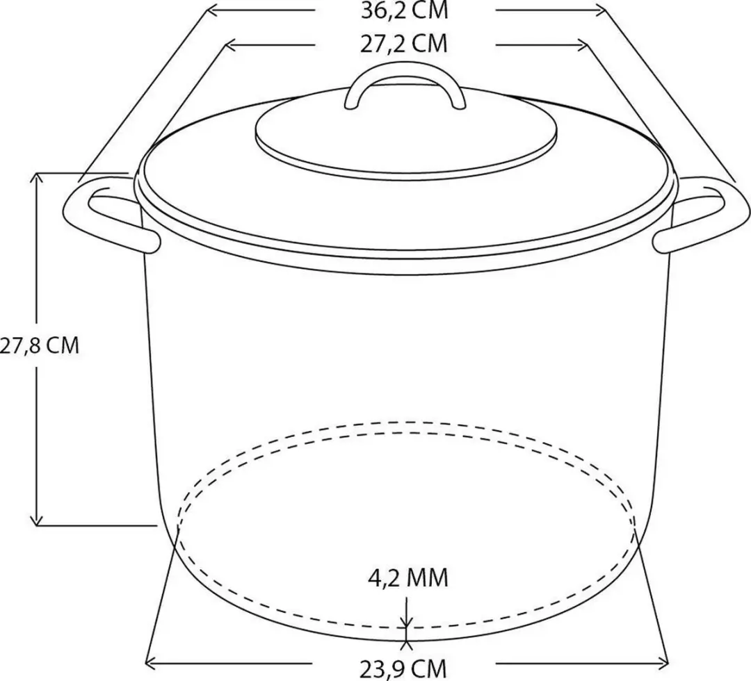 BK Soeppan 26cm 11L - RVS - Inductie - Ovenbestendig 230°C - Zilver - afbeelding 6 van 6