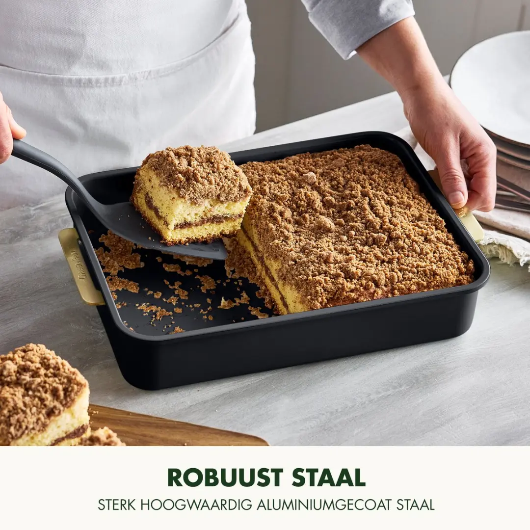 GreenPan Padova Reserve Bakvormset 6-delig - Zwart