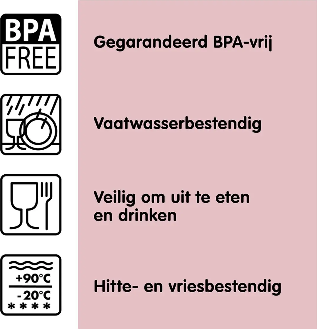 Sunware Sigma Home Broodtrommel + Drinkbeker 1.33L - Roze
