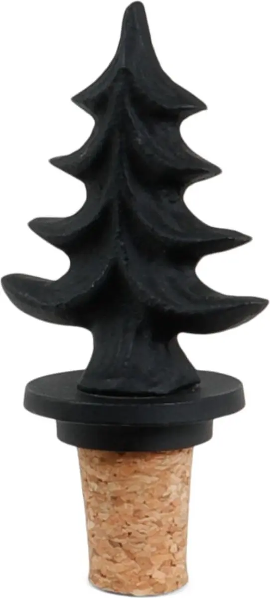Senza Kerstboomkurk Zwart 4cm