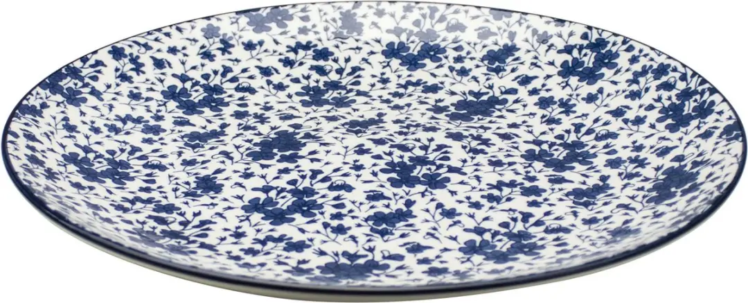 Gusta Porselein Bord 26.5cm - Blauw/Grijs