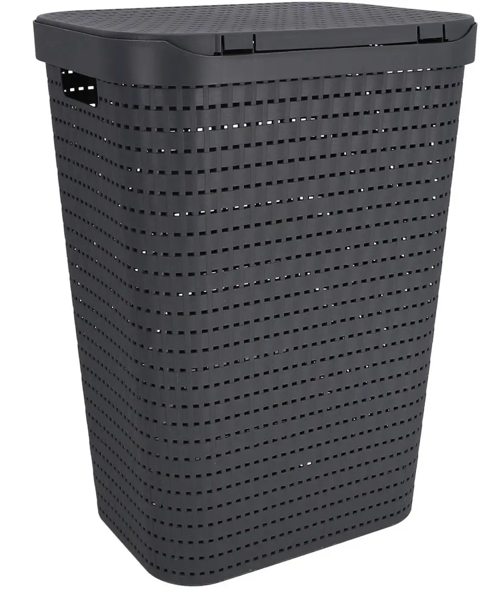 Rotho Country Wasmand 55L Antraciet - 150cm