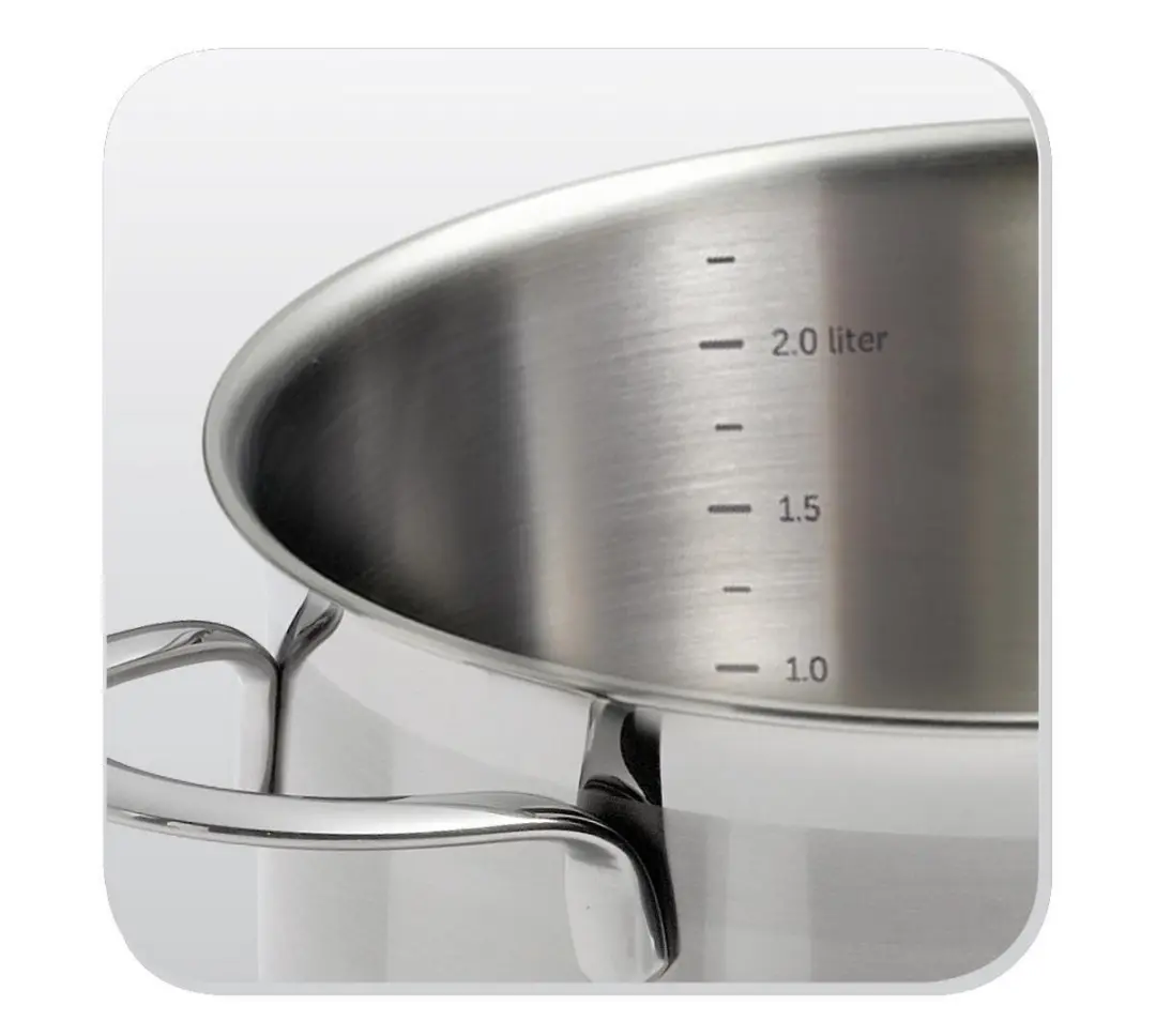 BK Excellent RVS Kookpannenset 5-delig - Inductie - Ø16-24cm - Zilver - afbeelding 6 van 6