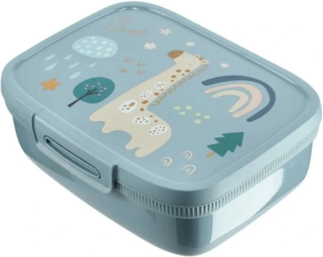 Curver Snapbox Kinder Lunchbox Giraffe 1,8L - Blauw