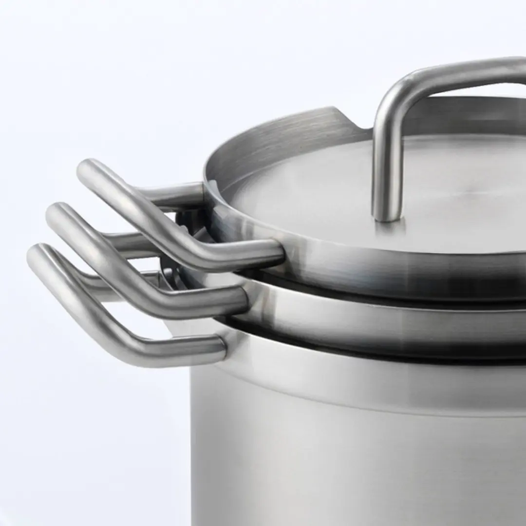BK Q-linair Master B9790.004 Kookpannenset 4-delig - 16/18/20cm - 2/2.5/3.5L - Zilver