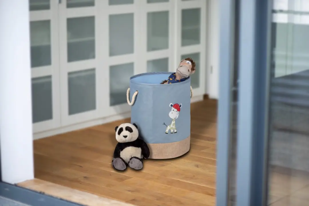 Wenko Speelgoedopbergtas met Giraf, 63L, Blauw
