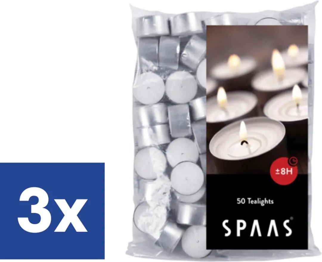 Spaas Theelichtjes 8 Branduren