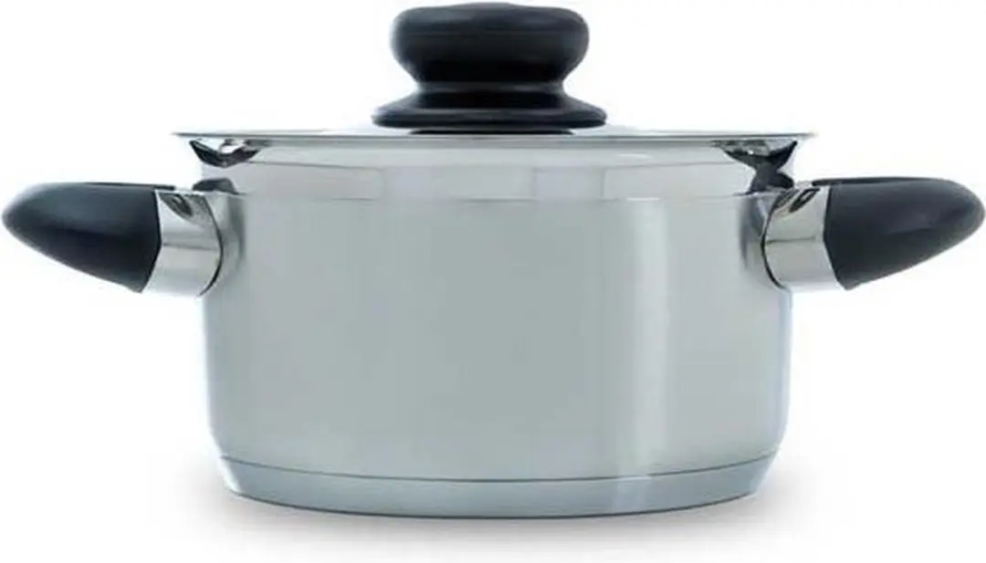 BK Karaat+ Pannenset 4-delig B5065.004 - Inductie/RVS - 16/18/20cm - Zilver