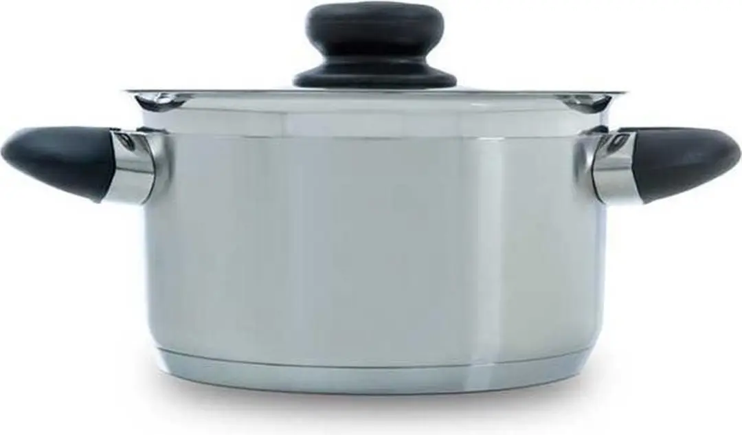 BK Karaat+ Pannenset 4-delig B5065.004 - Inductie/RVS - 16/18/20cm - Zilver
