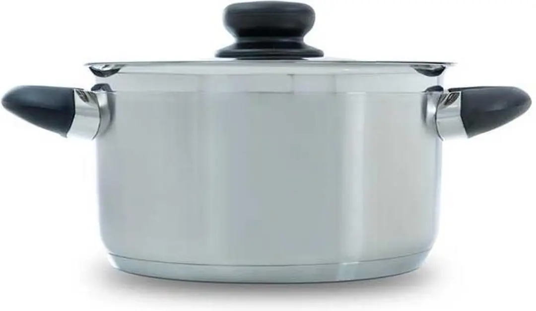 BK Karaat+ Pannenset 4-delig B5065.004 - Inductie/RVS - 16/18/20cm - Zilver