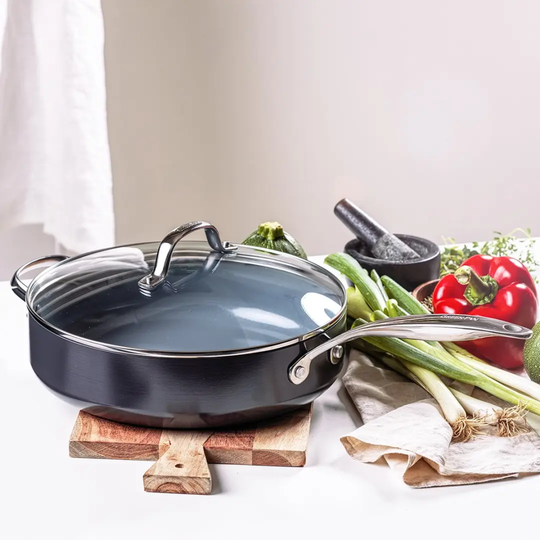 GreenPan Valencia Pro Hapjespan 28cm - 4.2L - Grijs