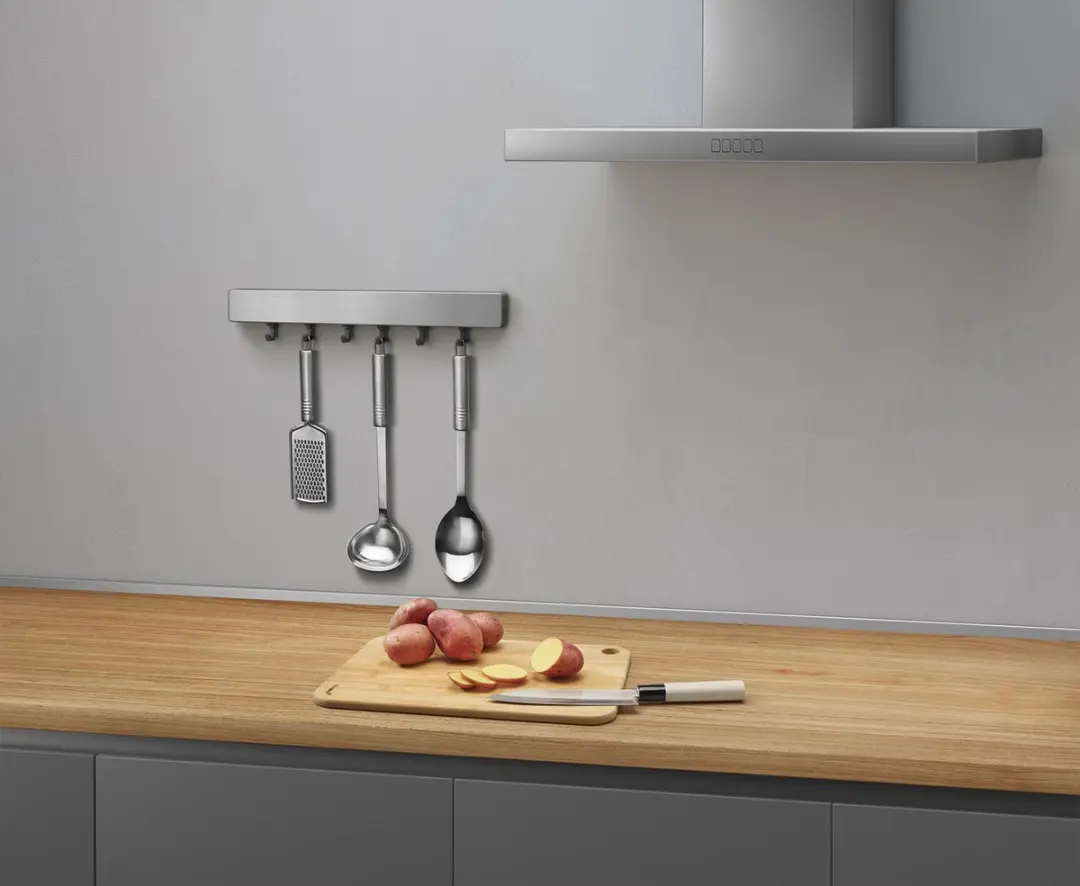 Metaltex Magnetika 258195 Magnetische Messenhouder - 39cm - Zilvergrijs
