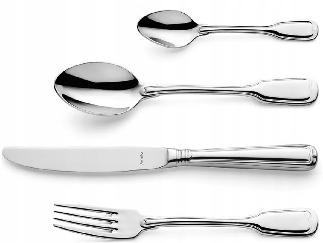 Amefa Augsburger Faden Bestekset 24-delig RVS - Zilver