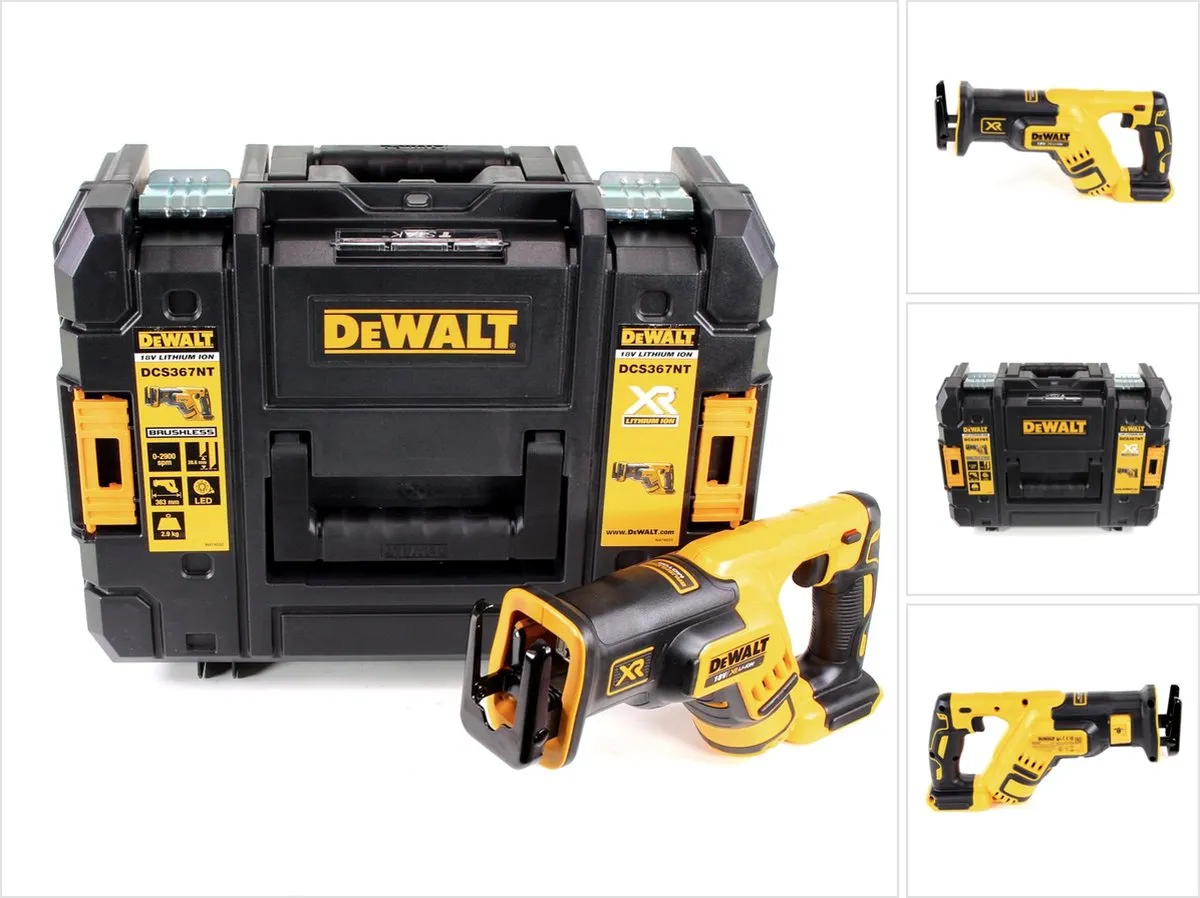DeWalt DCS367NT Reciprozaag 18V - Losse Body - afbeelding 6 van 6