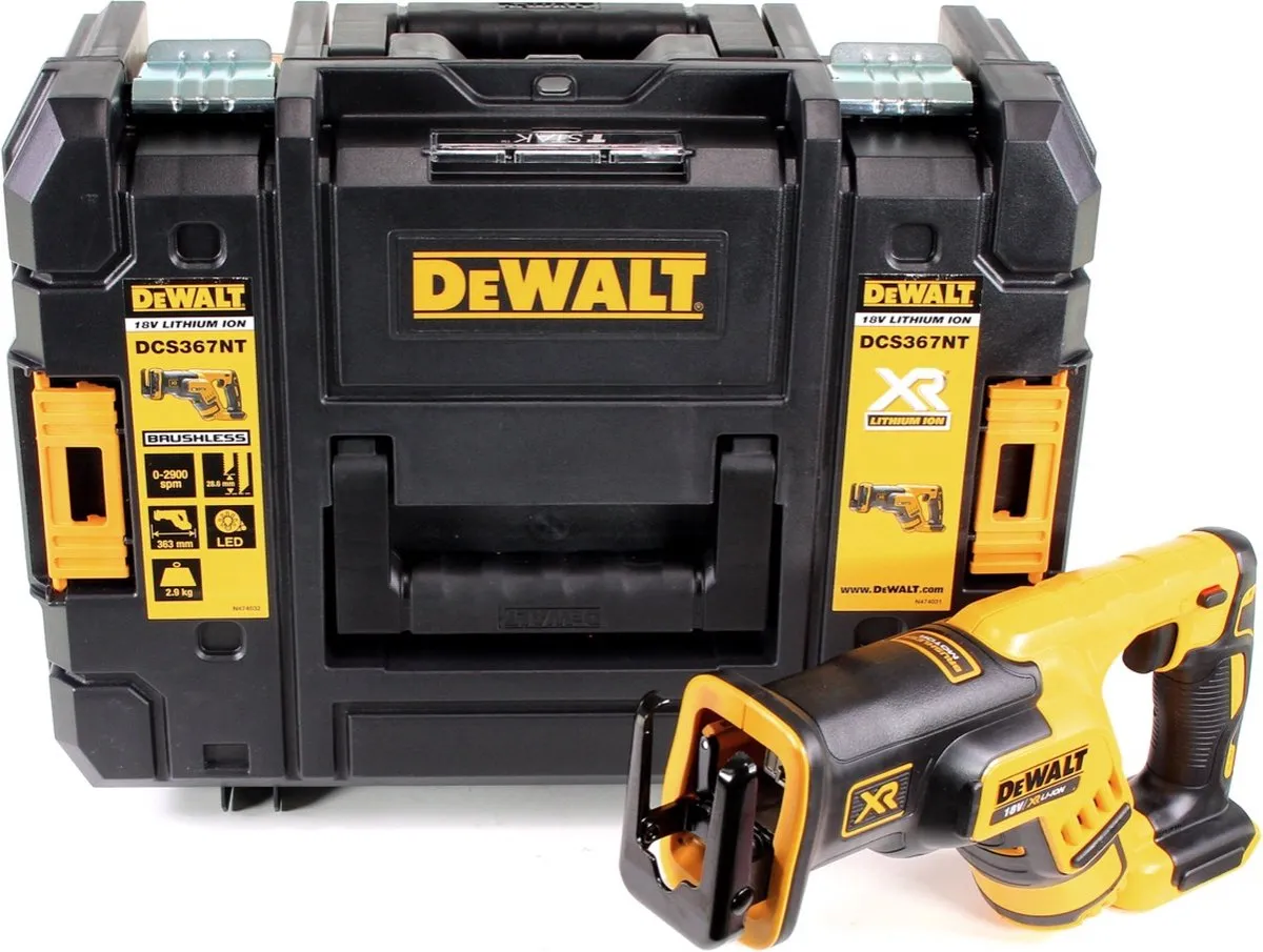 DeWalt DCS367NT Reciprozaag 18V - Losse Body