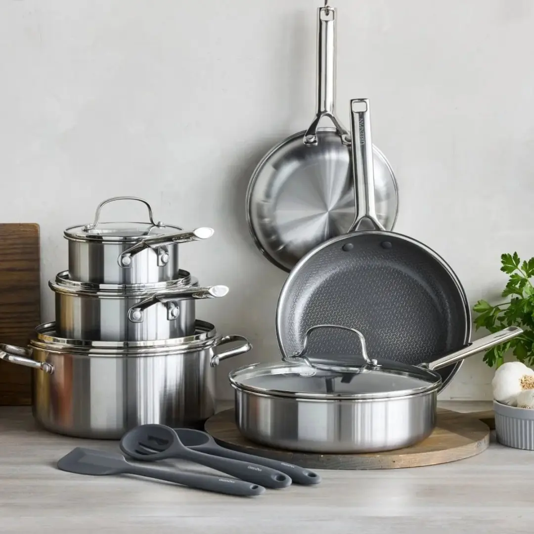 GreenPan Apex Koekenpan 24cm - Roestvrijstaal