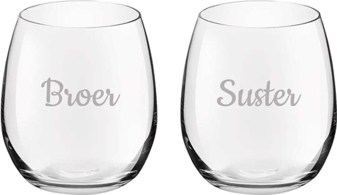 Royal Leerdam Drinkglas Broer-Suster 39cl