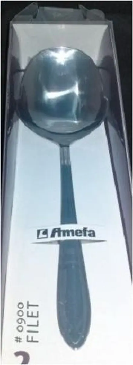 Amefa Koffielepels 12 Stuks - Zilver