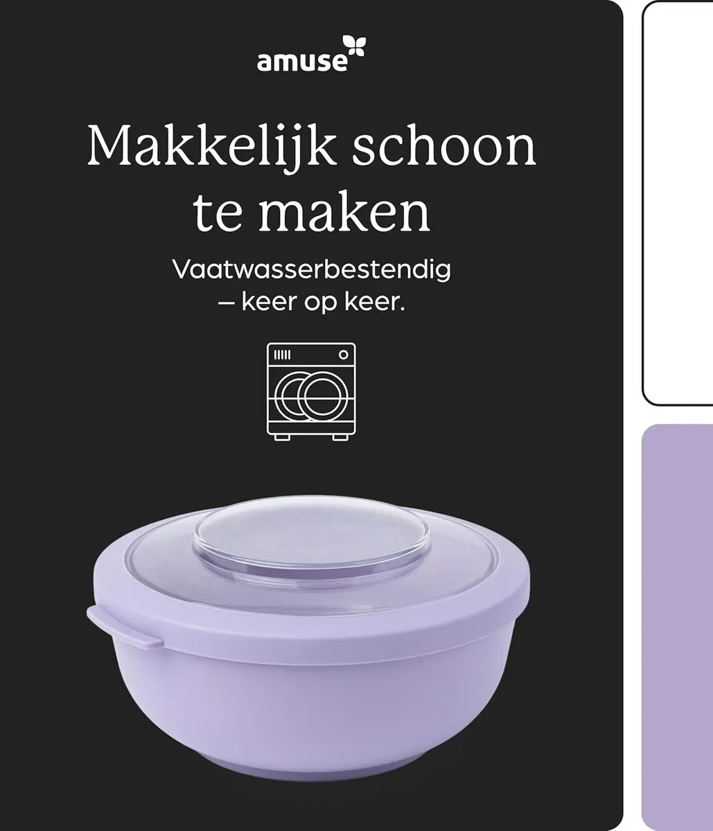 Amuse Tylla Lunchbox 1000ml - Paars