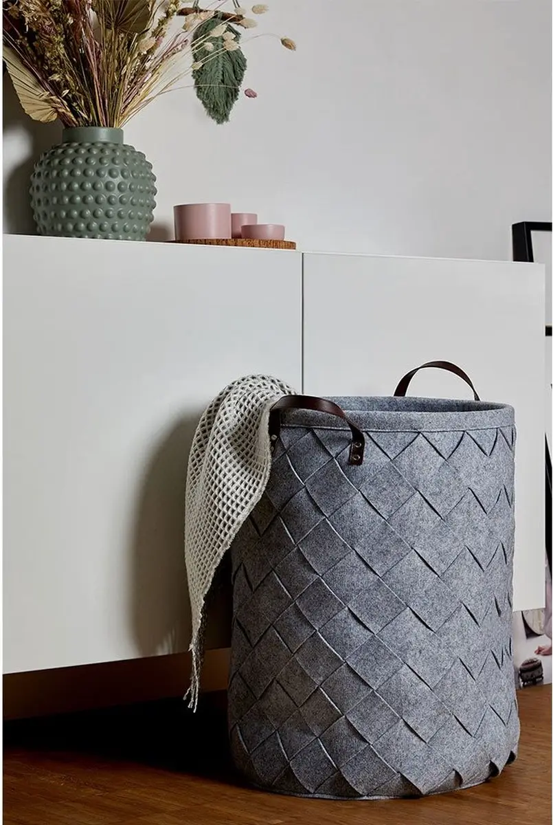 Wenko Trovo Wasmand 75L - Grijs