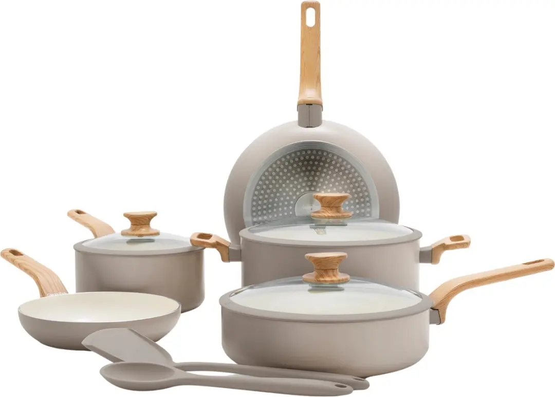 GreenPan Essence CC010210-001 Pannenset - 5-delig - 18/20/24/26cm - Taupe