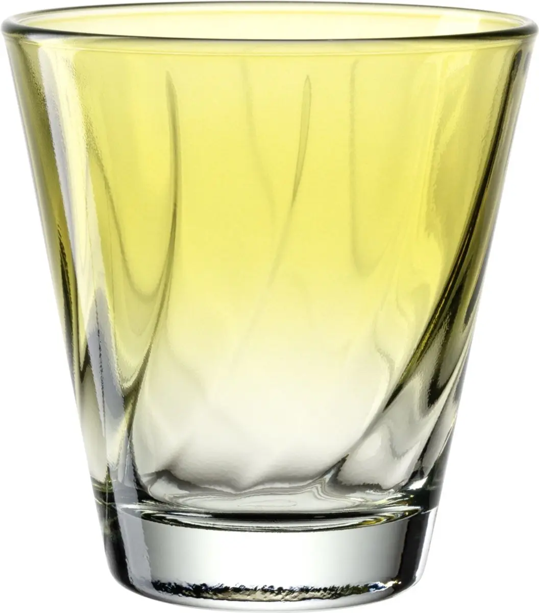 Leonardo Twist Drinkglas Geel - 215ml - 4 Stuks