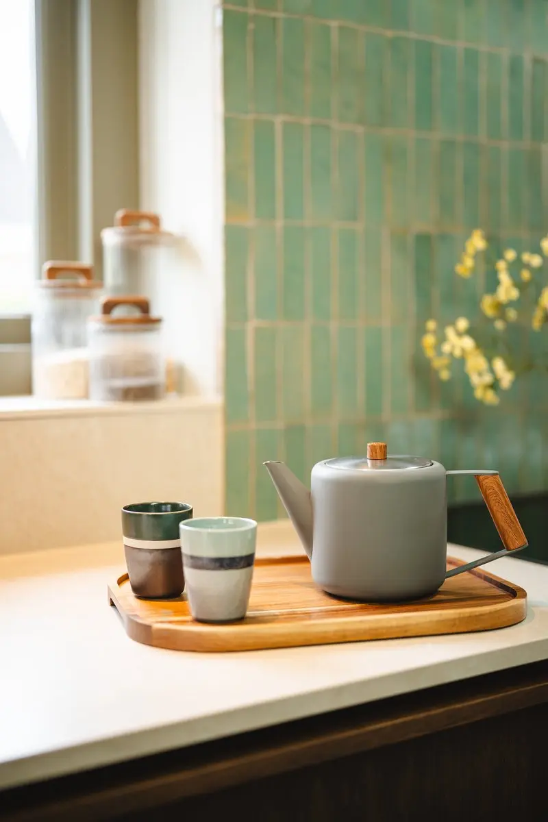 Bredemeijer Theepot Boston Duet Design 1,1L - RVS Grijs
