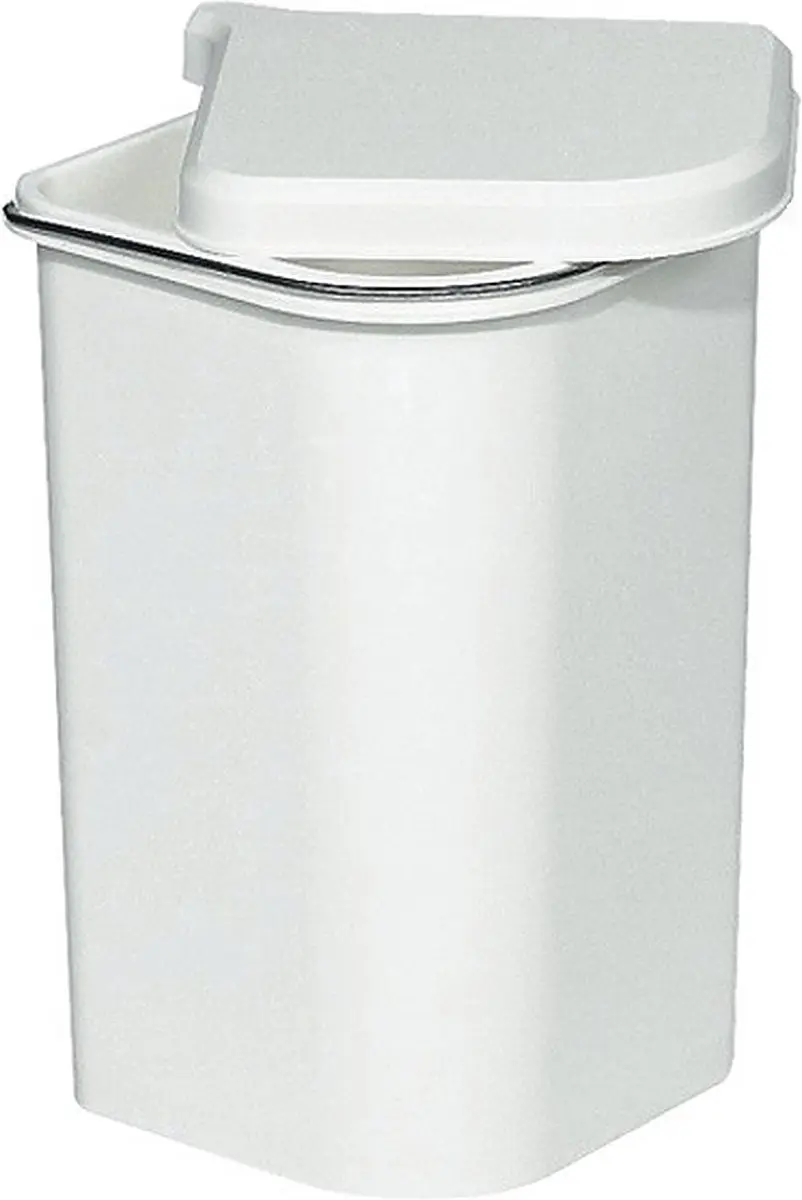 Hailo Afvalbak Achter Draaideur 5L - Wit