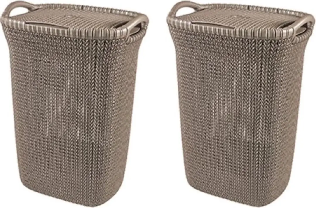 Curver Knit Wasmand met deksel