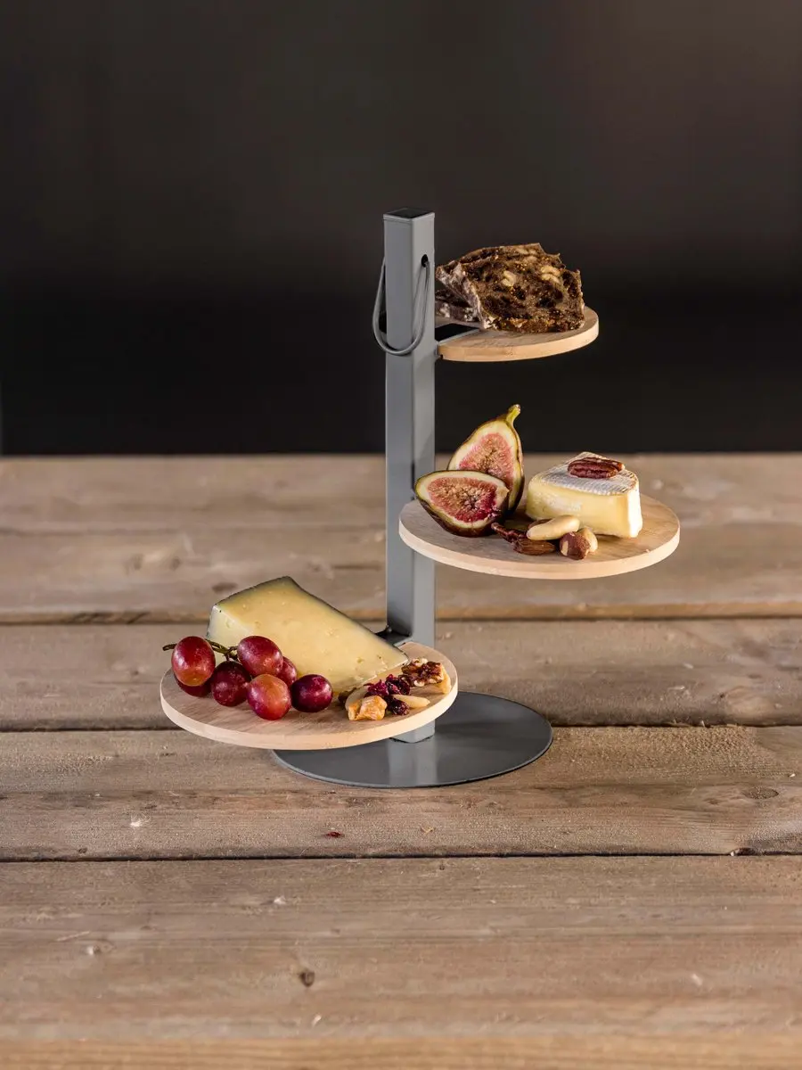 Gusta Serveertoren 3-laags - 16cm Ø - Multi