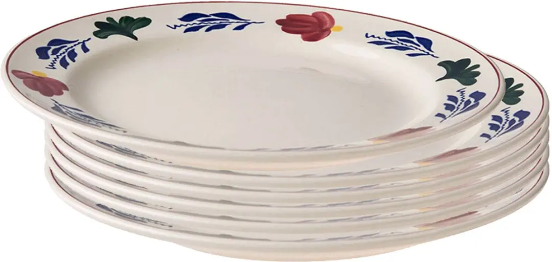 Royal Boch Boerenbont Ontbijtborden Ø21cm - 6 Stuks - afbeelding 6 van 6
