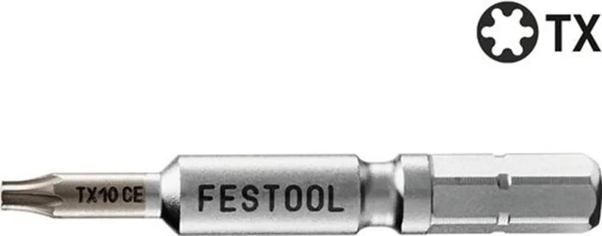 Festool TX 10-50 CENTRO/2 Bit T10 - 2 Stuks